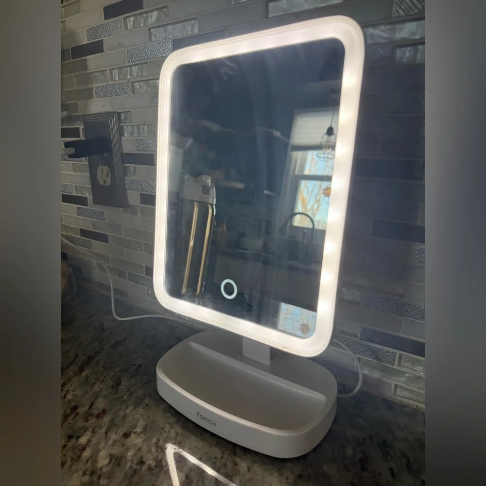 Fancii Aura Lighted Vanity Makeup Mirror with 3 Light Settings - Picture 2 of 6